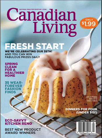 Canadian Living's April issue