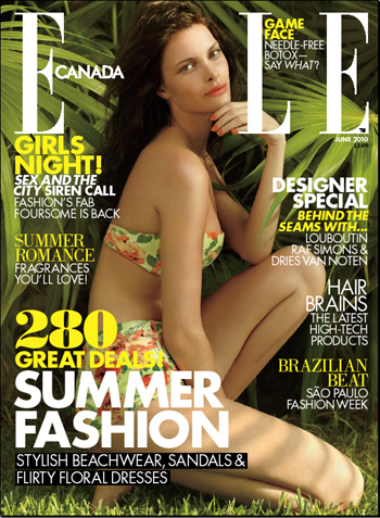 The June issue of ELLE Canada