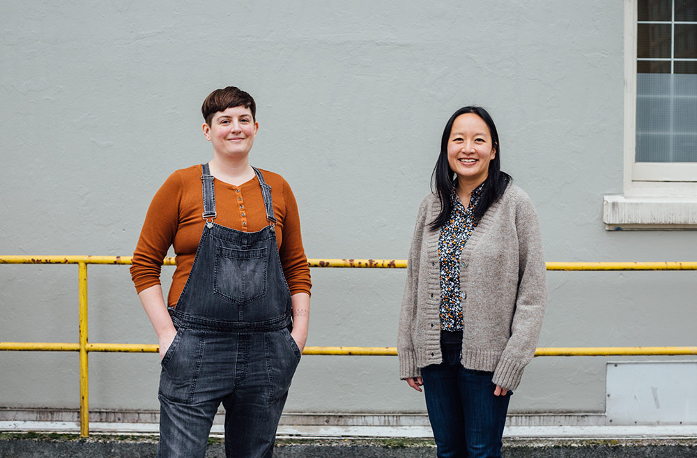 Andrea Bennet and Jackie Wong