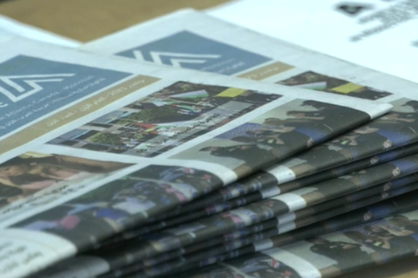 One of the few start-up newspapers in the country 