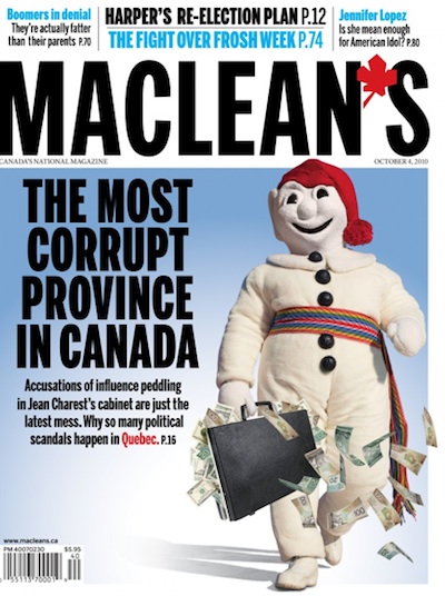 Maclean's October 4 cover