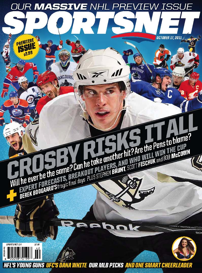 The inaugural issue of Sportsnet Magazine