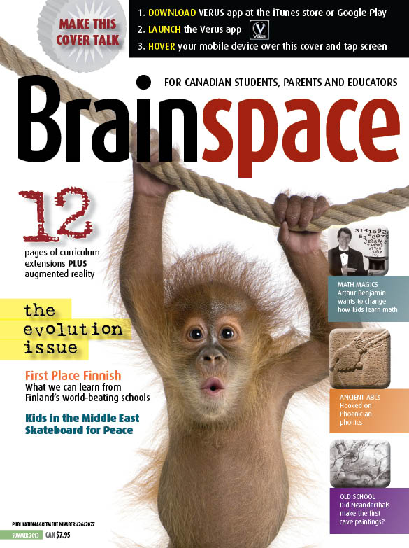The first issue of Brainspace focused on the theme of evolution