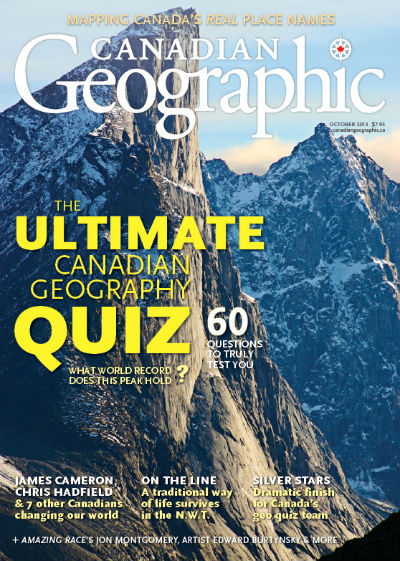 The redesigned autumn issue of Canadian Geographic is on sale now
