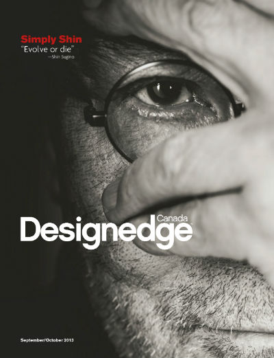 Photographer/director Shin Sugino covers the new issue of Design Edge Canada