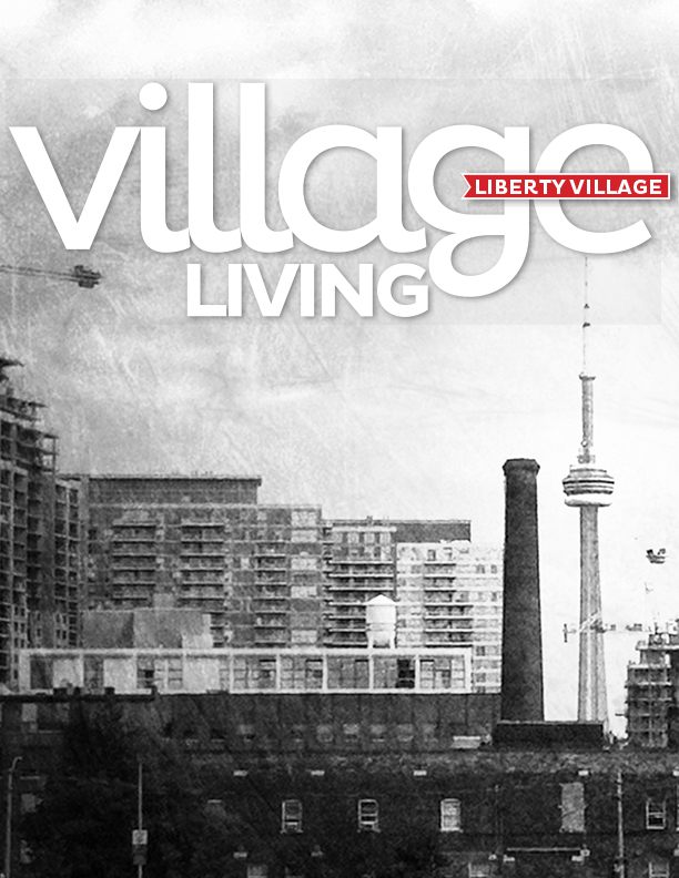This black-and-white cover reflects the 'edginess' of Liberty Village, says publisher Andrew Fishman