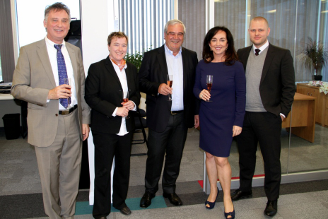 Rudy Kral, president, Kenilworth Media; Kerstin Kuffer, managing director, Forum Media Group; Ronald Herkert, founder and managing director, Forum Media Group; Ellen Kral, CEO, Kenilworth; Stefan Meichsner