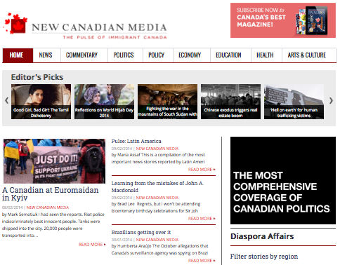 New Canadian Media offers immigrant perspectives, 