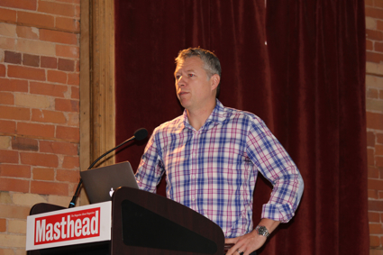 Staffan Eckholm, CEO of Moving Media+, speaking at COPA+